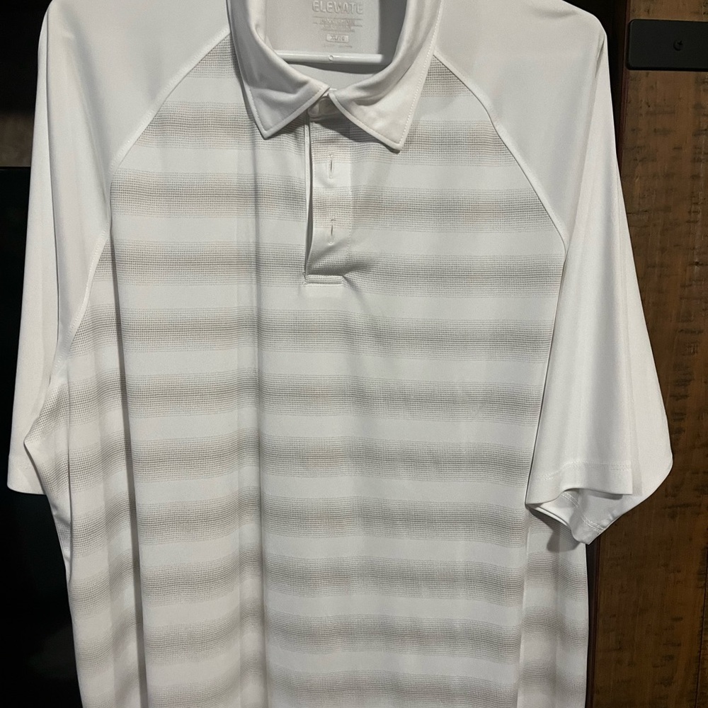 Elevate Performance Short Sleeve Polo - White